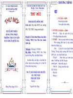 Thư mời truờng THCS Tân Tiến đón nhận Lễ công nhận Bằng chuẩn QG