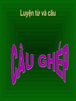 Bài giảng tiếng việt 5 tuần 19 bài câu ghép4 
