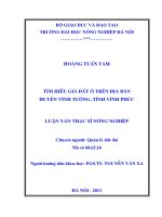 Tìm hiểu giá đất ở trên địa bàn huyện vĩnh tường, tỉnh vĩnh phúc