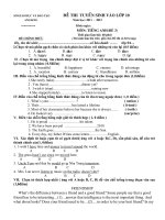 Đề tuyển sinh 10(10 11)