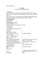 Giáo án tiếng việt 5 tuần 17 bài tập đọc ngu công xã trịnh tường 