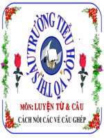 Bài giảng tiếng việt 5 tuần 19 bài cách nối các vế câu ghép13 