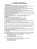 CÂU HỎI LÝ THUYẾT LÝ 9 ÔN VÀO 10