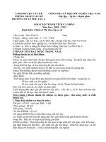 BAO CAO THANH TICH CA NHAN