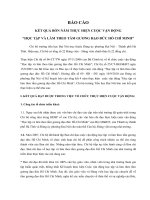 TỔNG KẾT 4 NĂM THỰC HIỆN CUỘC VẬN ĐỘNG 