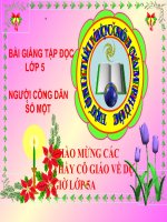 Bài giảng tiếng việt 5 tuần 19 bài người công dân số một7 