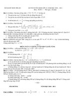 Các đề chiêu sinh 10 các tỉnh