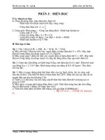 Nội dung ôn thi lớp 10  phần điện học