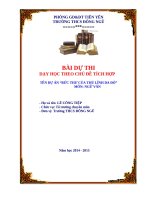 Dạy học tích hợp_Bức thư của thủ lĩnh da đỏ (Giáo án đoạt giải)