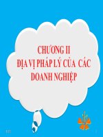 Bài giảng Pháp luật kinh tế: Chương 2  Phạm Hải Châu