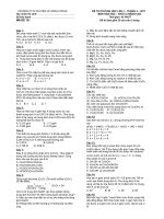 Đề thi thử Đại học ( chuyên LHP TP HCM)