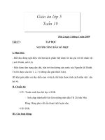 Giáo án tiếng việt 5 tuần 19 bài người công dân số một5 