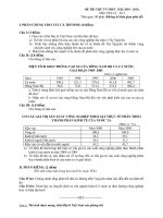 ĐỀ THI THỬ + ĐÁP ÁN TN THPT 2011