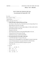 BẢN TỰ NHẬN XÉT CÁ NHÂN   MẪU (GVBM)