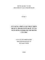 xây dựng chiến lược phát triển dịch vụ thanh toán quốc tế tại ngân hàng eximbank chi nhánh cần thơ