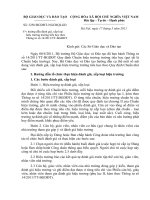 CV3256/BGDĐT NGCBQLGD ngày 17/5/2011 của BGD&ĐT 