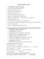 Ẽ. on Present Perfect Tense