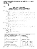 Giáo án vật lý 9 đầy đủ chuẩn nhất năm học 2015 2016 