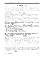 Đề thi thử môn hóa MClass số 20 