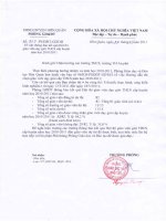 Kết quả hội thi giáo viên dạy giỏi THCS cấp huyện năm học 2010 2011