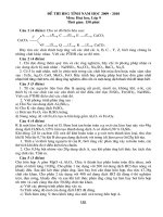 ĐỀ THI HSG TỈNH