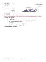 giáo án 6 tuần 11 21 năm học 2011 2012