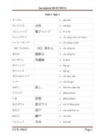 Từ vựng somatome n3