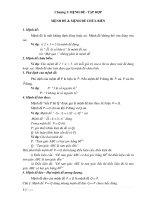 Tổng hợp lý thuyết toán cấp 3 đầy đủ