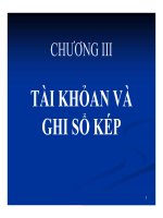 Bài giảng Chương 6: Chứng từ kế toán và kiểm kê