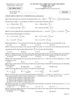 ĐỀ THI THỬ TNPT 2011 SỞ GD BÀ RỊA VŨNG TÀU