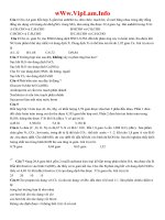 Đề thi thử ĐH môn Hóa trên báo Tuổi Trẻ