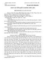 bao ca tong ket nam hoc