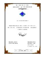 phân tích tác động của nguồn vốn đầu tư trực tiếp nước ngoài đến tăng trưởng kinh tế tỉnh hậu giang