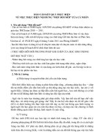 báo cáo kêt quả việc thực hiện môt đổi mới