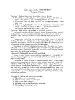 Đề thi vào lớp 10 chuyên ngoại ngữ