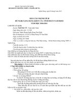 bao cao thanh tich Tinh Doan khen ca nhan