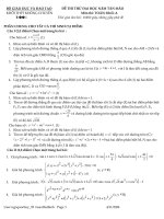 Quà tằng dành cho các bạn học sinh lớp 12 A1 trường THPT Trung Giã