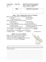 Đề thi tin kì 1 tin 6