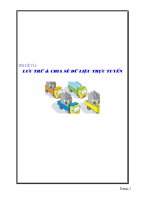 LƯU TRỮ   CHIA SẼ DỮ LIỆU TRỰC TUYẾN