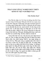 Phật giáo với sự nghiệp phát triển kinh tế Việt Nam hiện nay