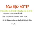 bài : Đoạn mạch nối tiếp