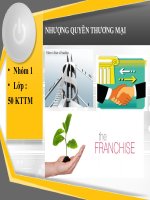 nhượng quyền thương mại