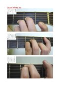 Các thế bấm RE thứ