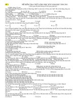 Tổng hợp đề Lý KT chất lượng cuối năm lop 12