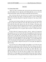 Phân tích thực trạng việc làm và tạo việc làm cho lao động nữ ngành công nghiệp thành phố Hà Nội