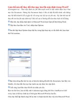 Làm thế nào để thay đổi thư mục lưu file mặc định trong Word