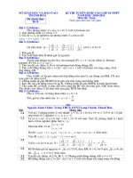 Đ/aToán thi vàoTHPT2010 2011ThanhHóa