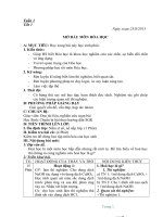 Giáo án hóa học lơp s8 đầy đủ chuẩn nhất năm học 2015 2016 