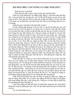 phát biểu cảm tưởng ra trường