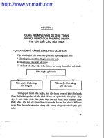 Rèn luyện tư duy qua việc giải toán